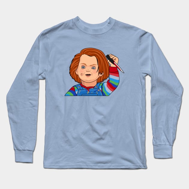 Chucky | Childs Play Long Sleeve T-Shirt by Jakmalone